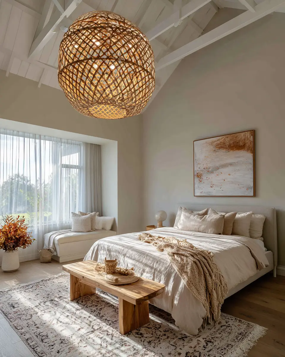 Open Concept Coastal Bedroom Decor Ideas