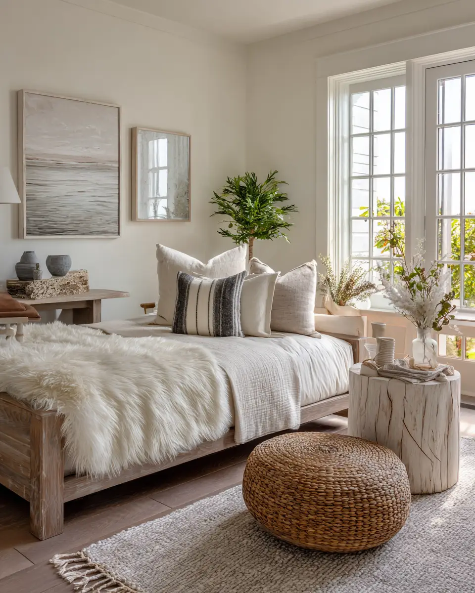 Open Concept Coastal Bedroom Decor Ideas