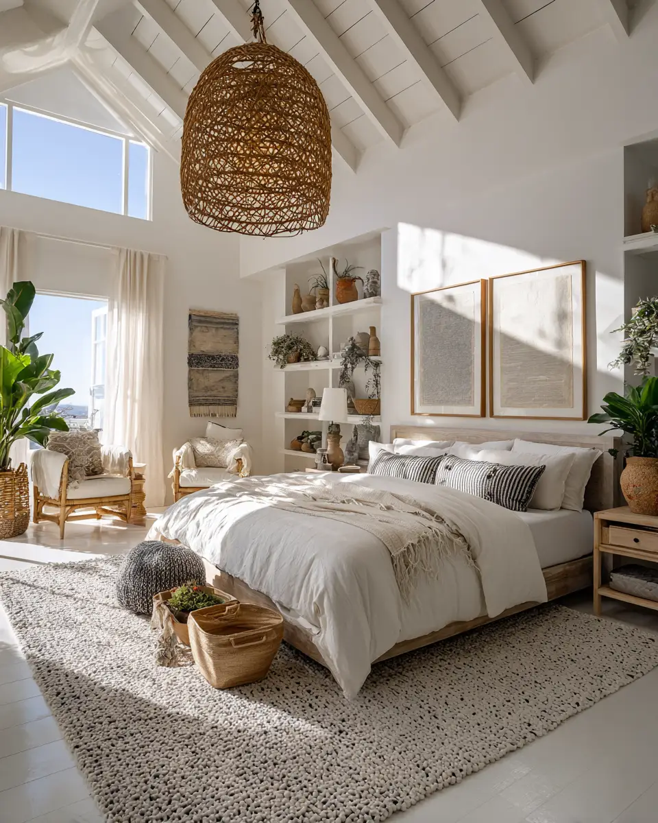 Open Concept Coastal Bedroom Decor Ideas