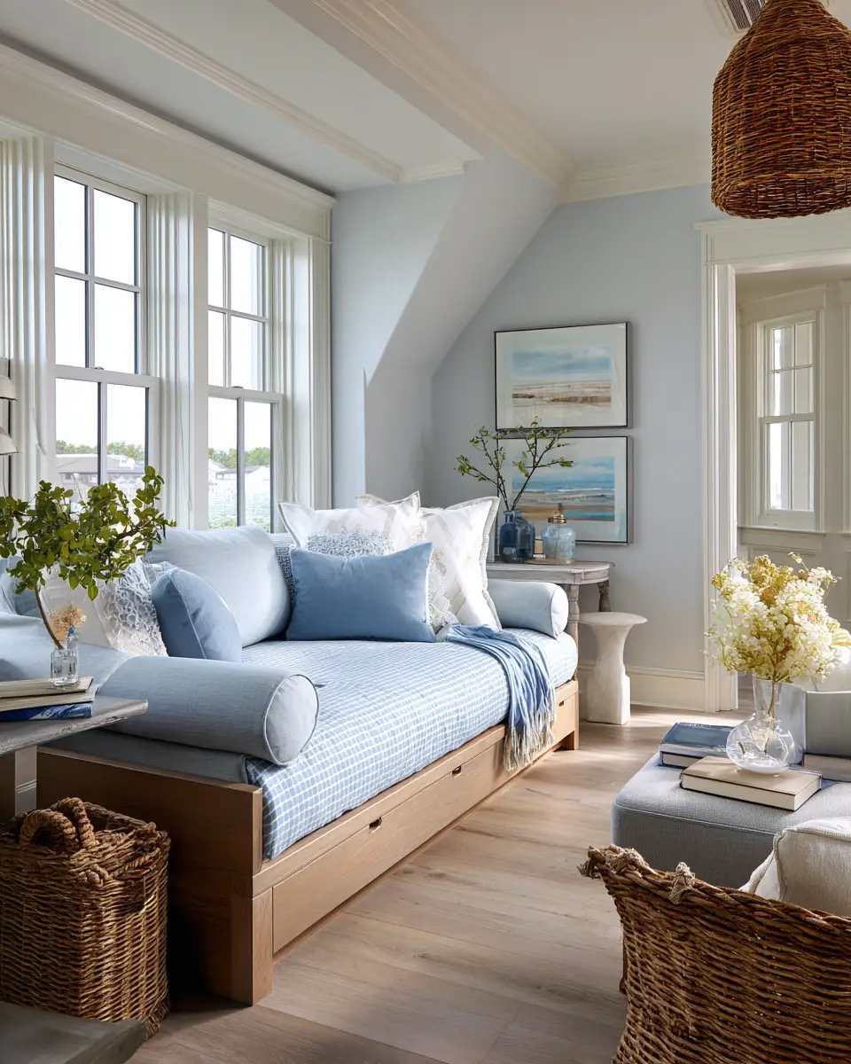 Open Concept Coastal Bedroom Decor Ideas
