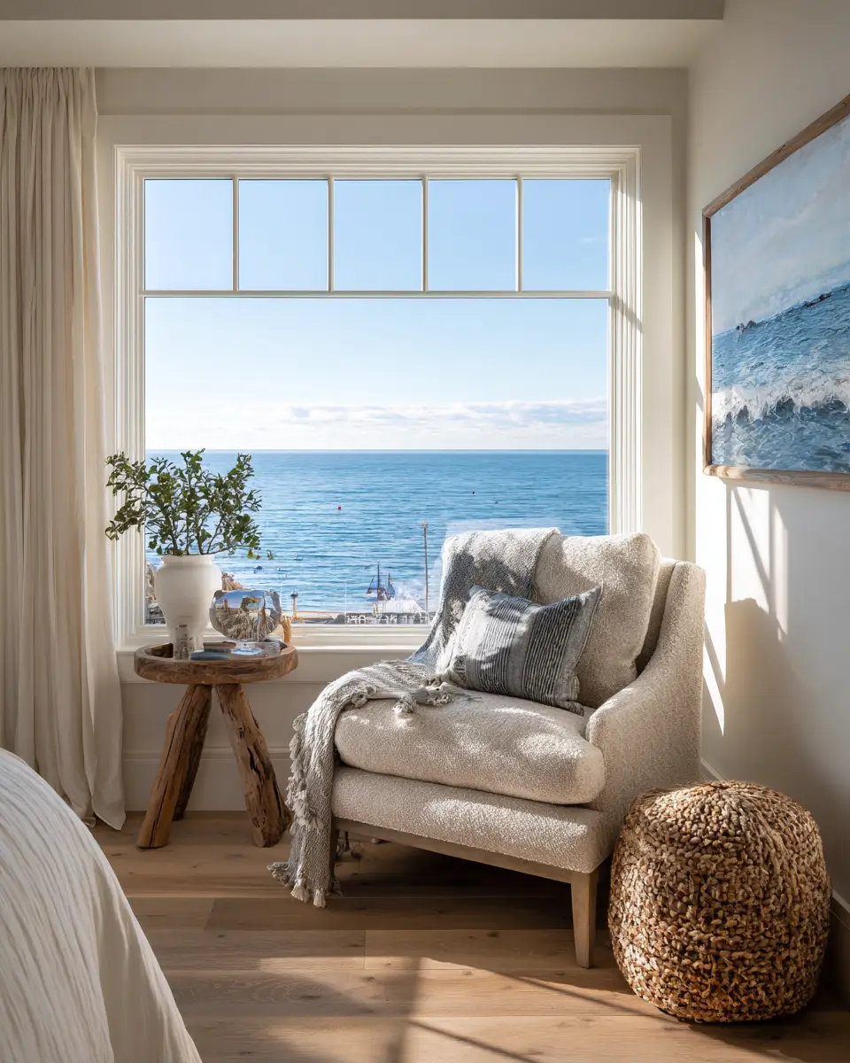 Open Concept Coastal Bedroom Decor Ideas