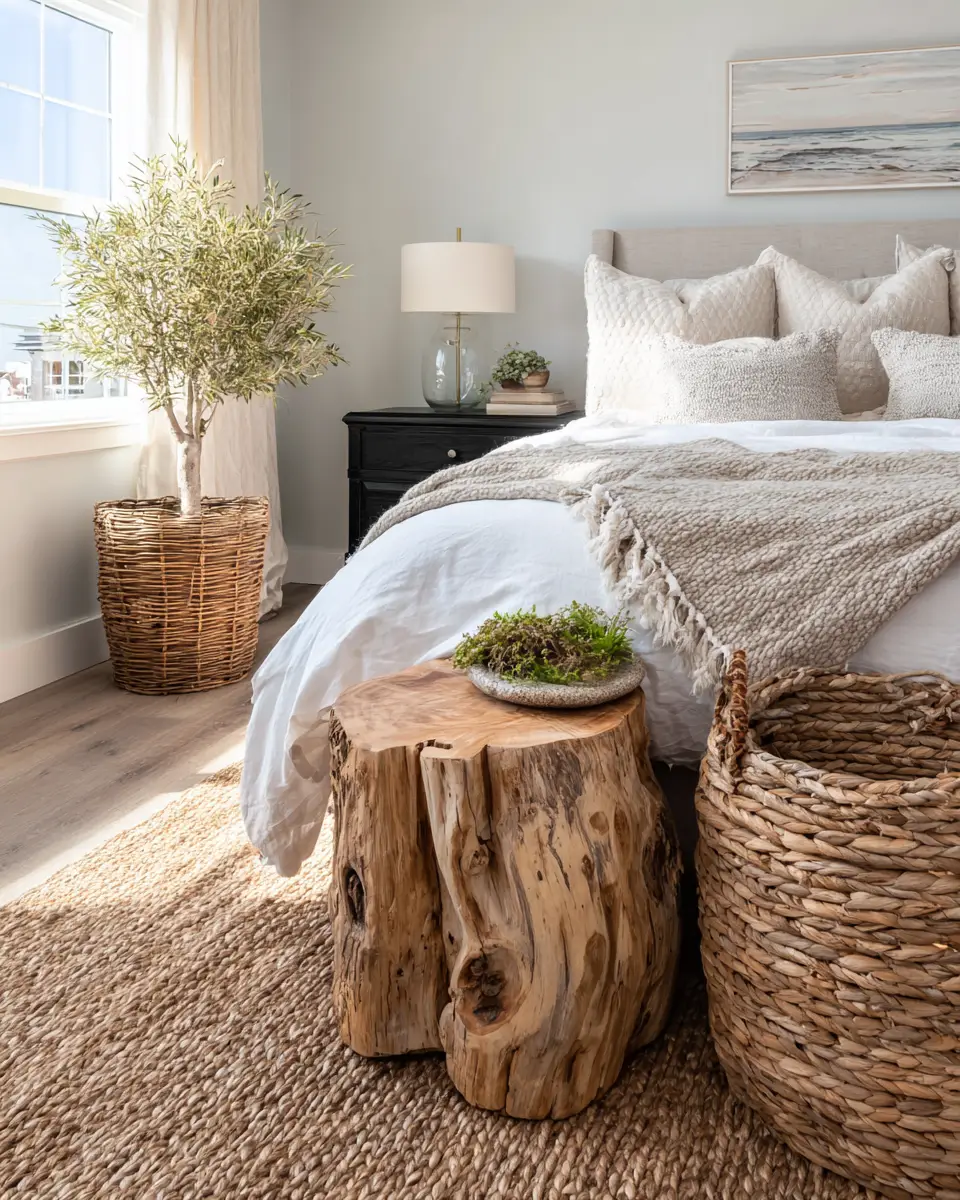 Open Concept Coastal Bedroom Decor Ideas