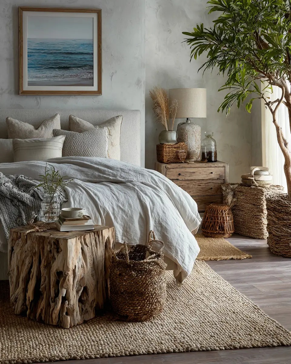 Open Concept Coastal Bedroom Decor Ideas