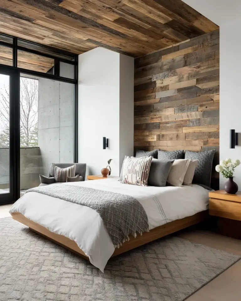 Open Concept Contemporary Bedroom Decor Ideas - Featured