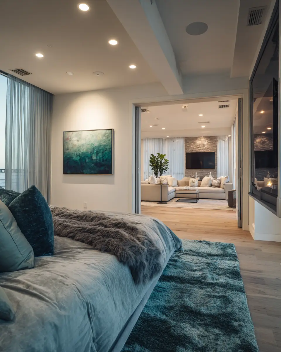 Open Concept Contemporary Bedroom Decor Ideas