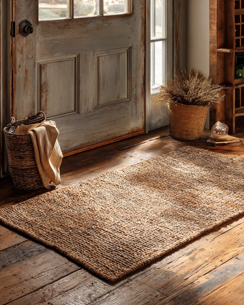 Open Concept Farmhouse Entryway Decor Ideas