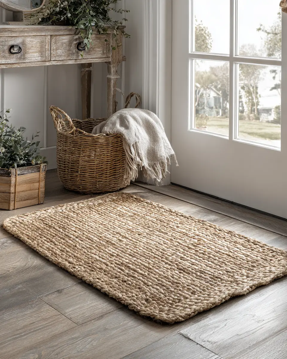 Open Concept Farmhouse Entryway Decor Ideas