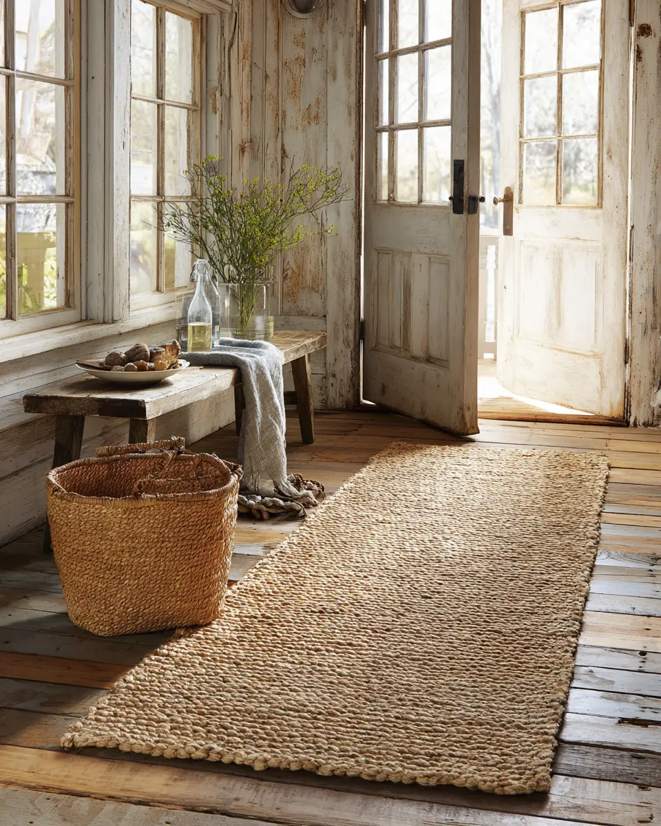 Open Concept Farmhouse Entryway Decor Ideas