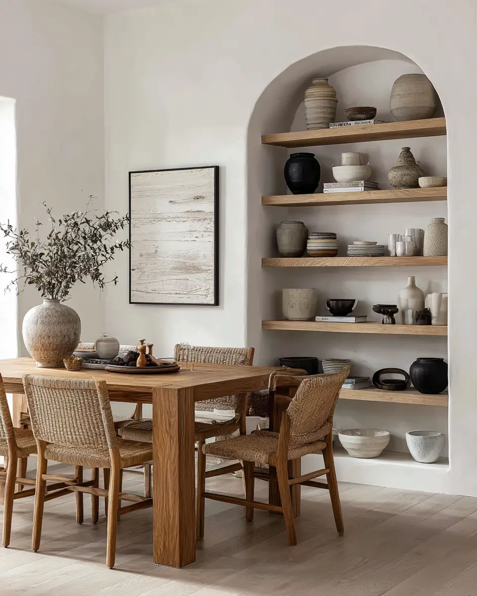 Open Concept Scandinavian Dining Room Decor Ideas