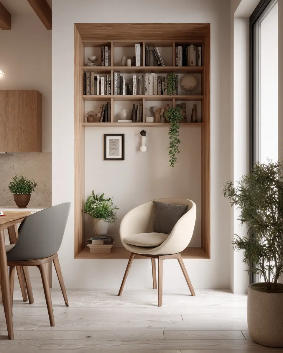 Open Concept Scandinavian Dining Room Decor Ideas