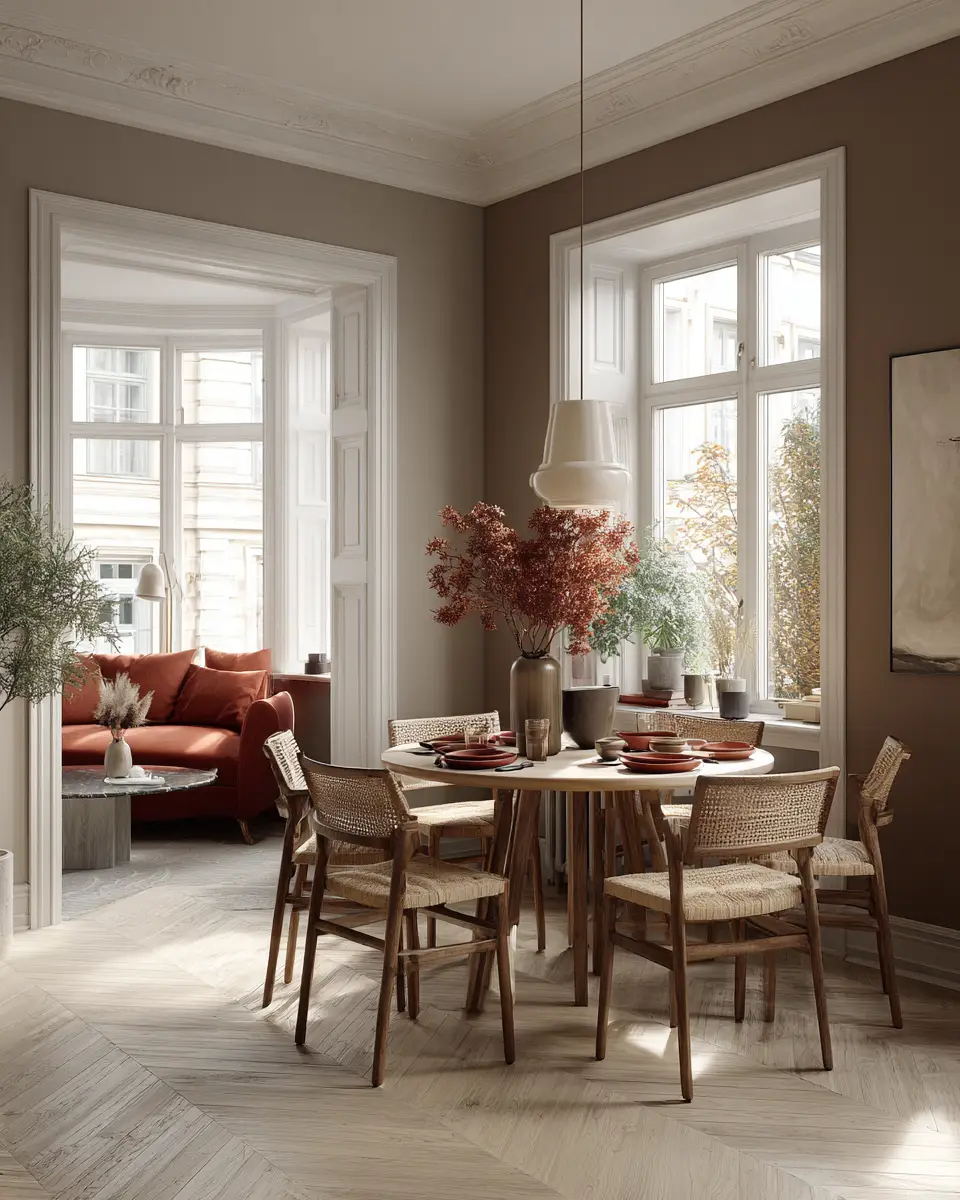 Open Concept Scandinavian Dining Room Decor Ideas