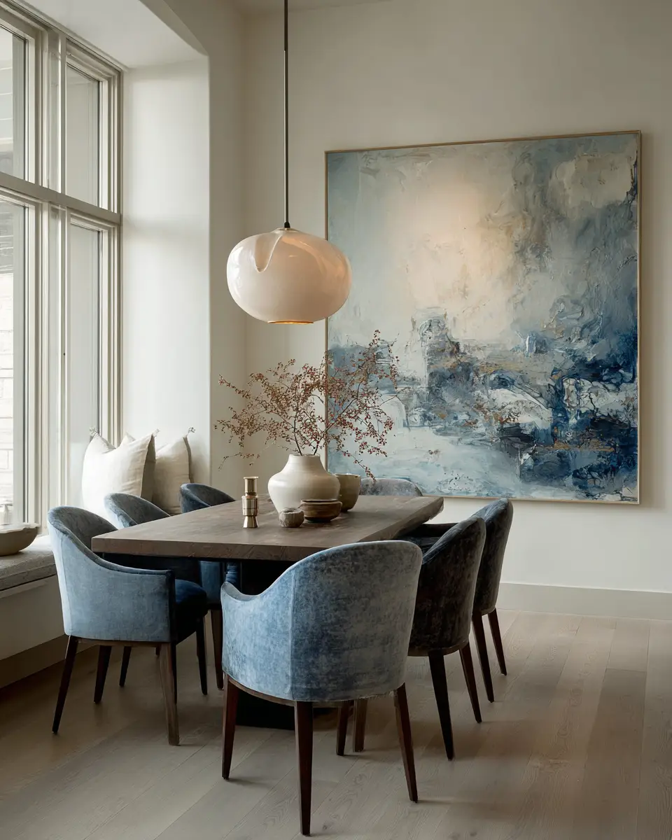 Open Concept Scandinavian Dining Room Decor Ideas