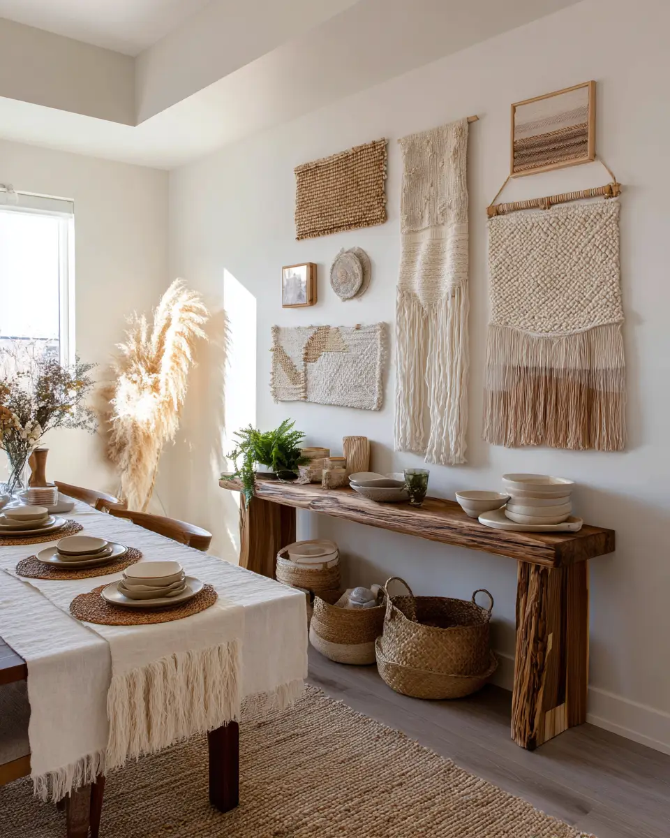 Open Concept Scandinavian Dining Room Decor Ideas