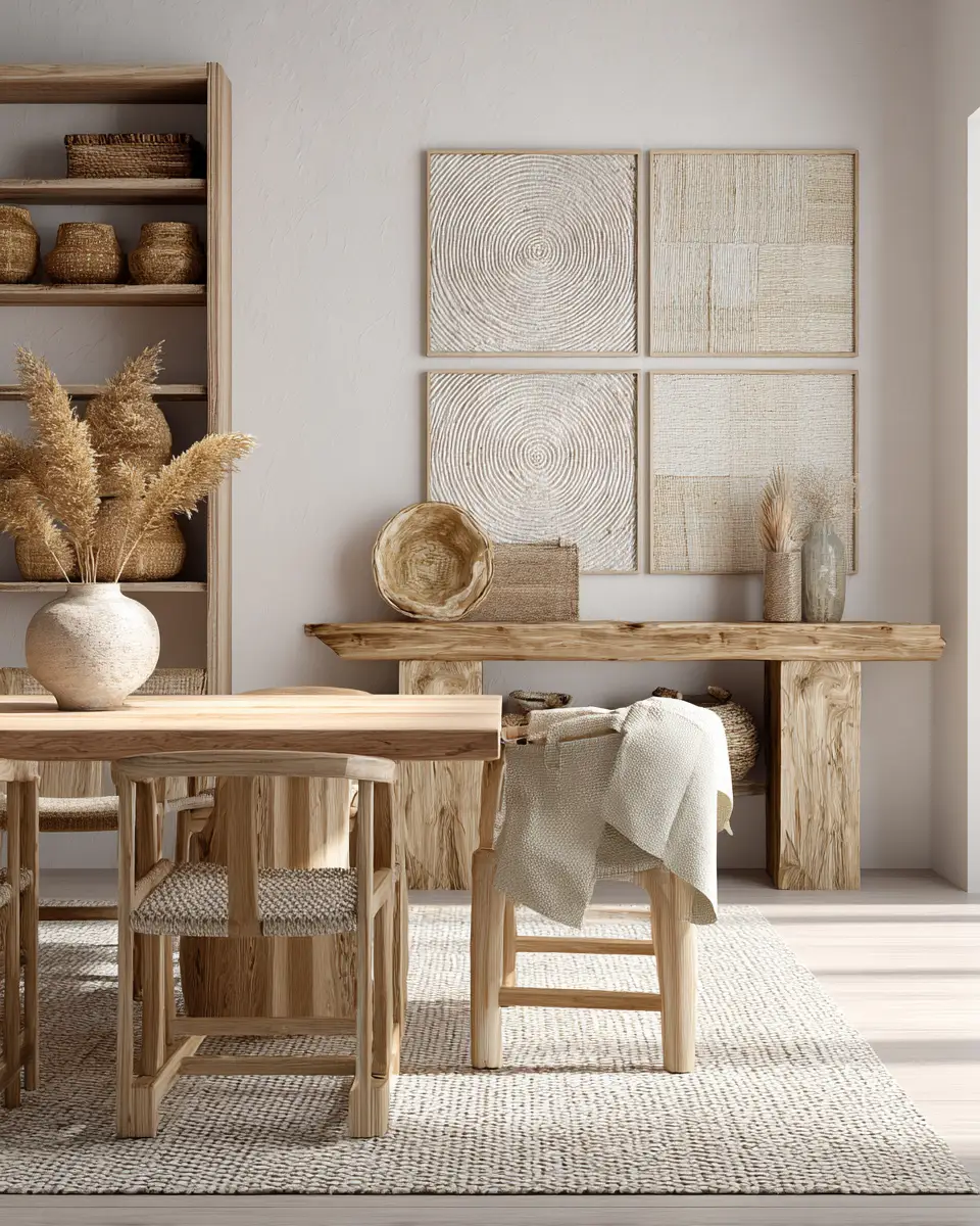 Open Concept Scandinavian Dining Room Decor Ideas