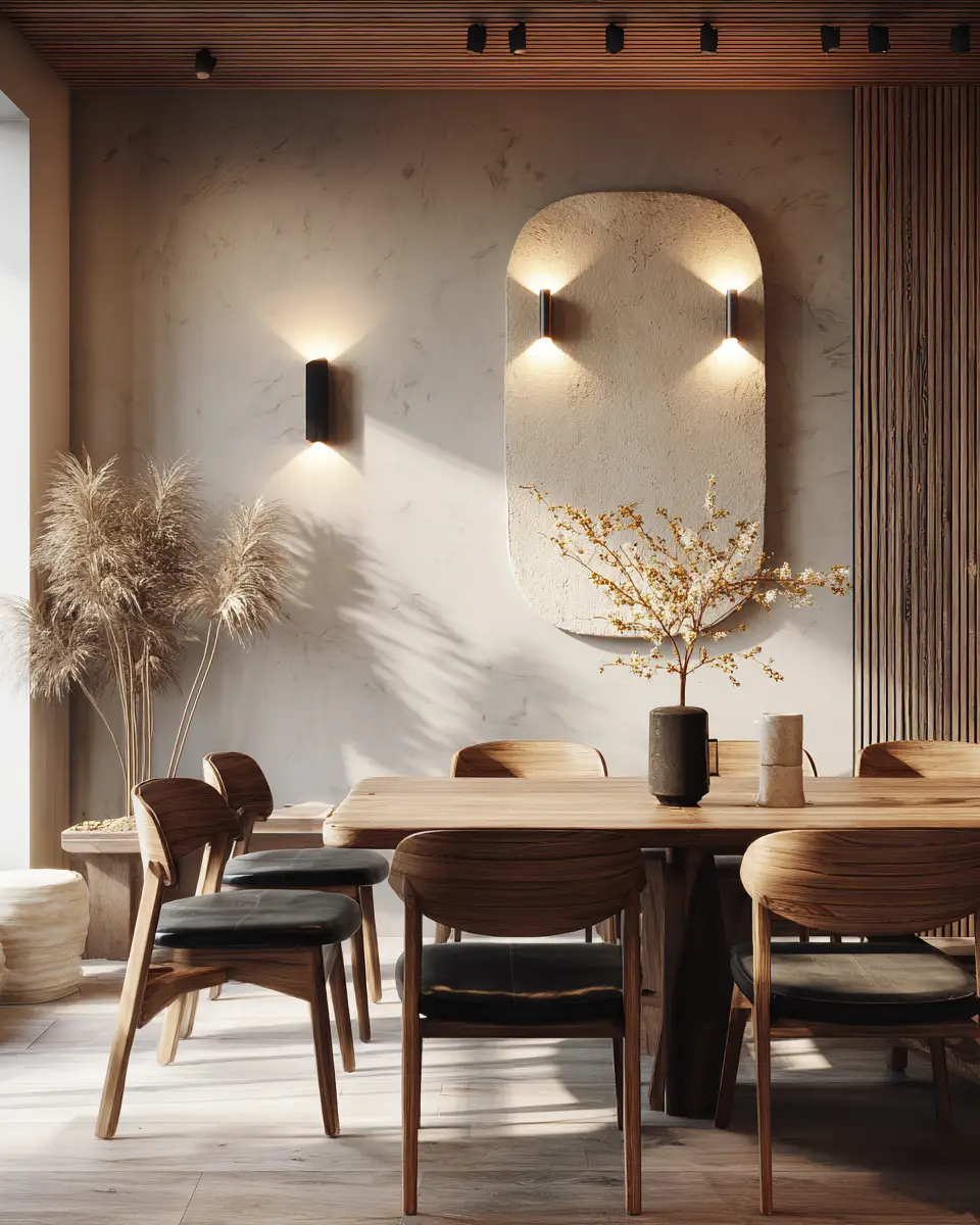 Open Concept Scandinavian Dining Room Decor Ideas