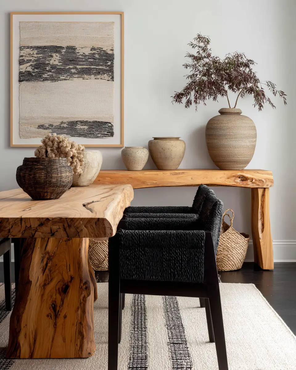 Open Concept Scandinavian Dining Room Decor Ideas