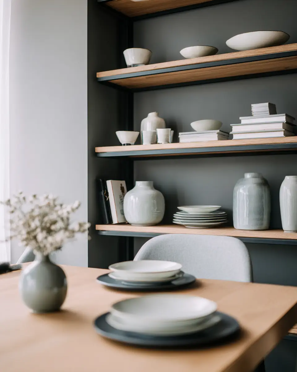 Open Concept Scandinavian Dining Room Decor Ideas