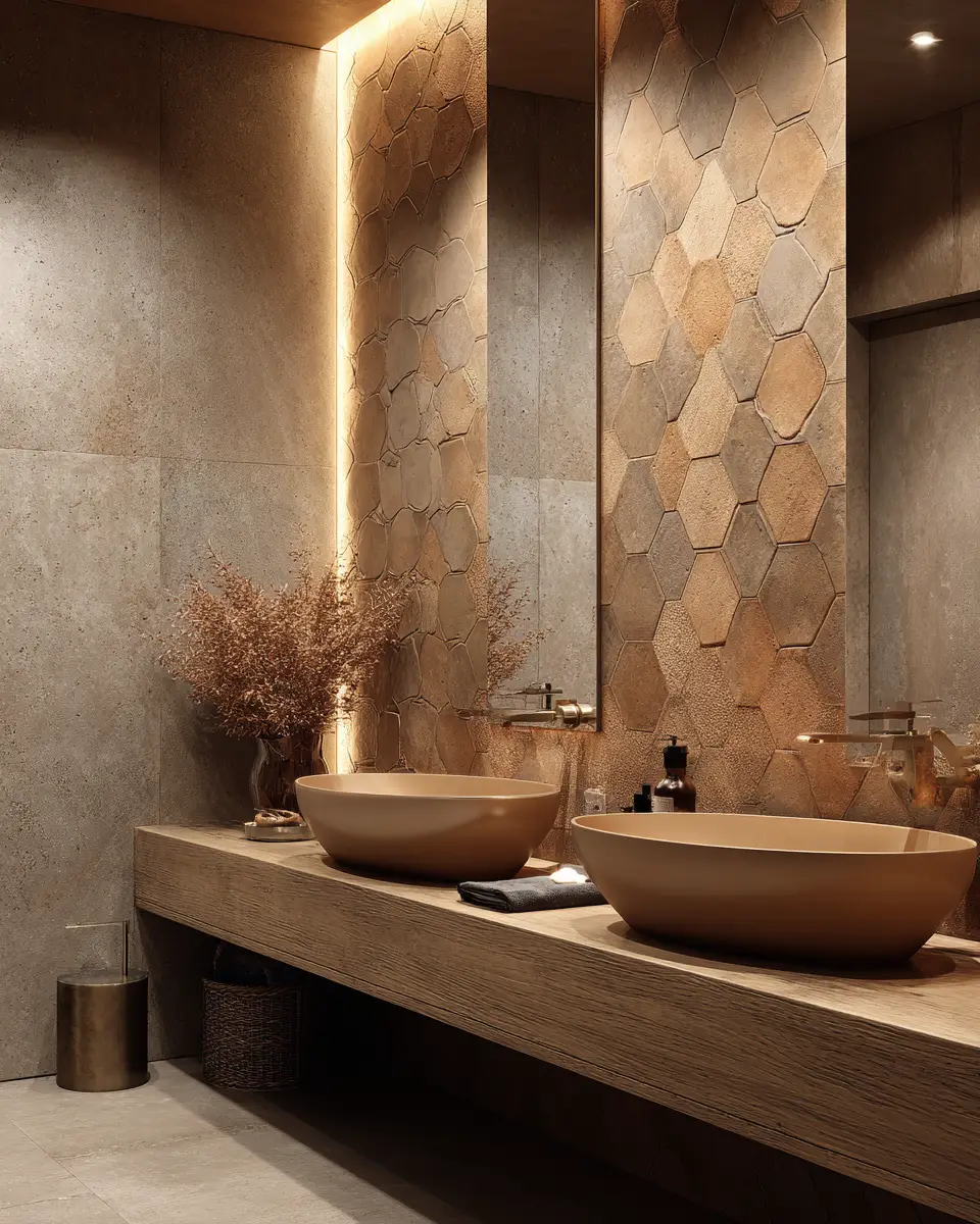 Organic Modern Bathroom Decor Ideas