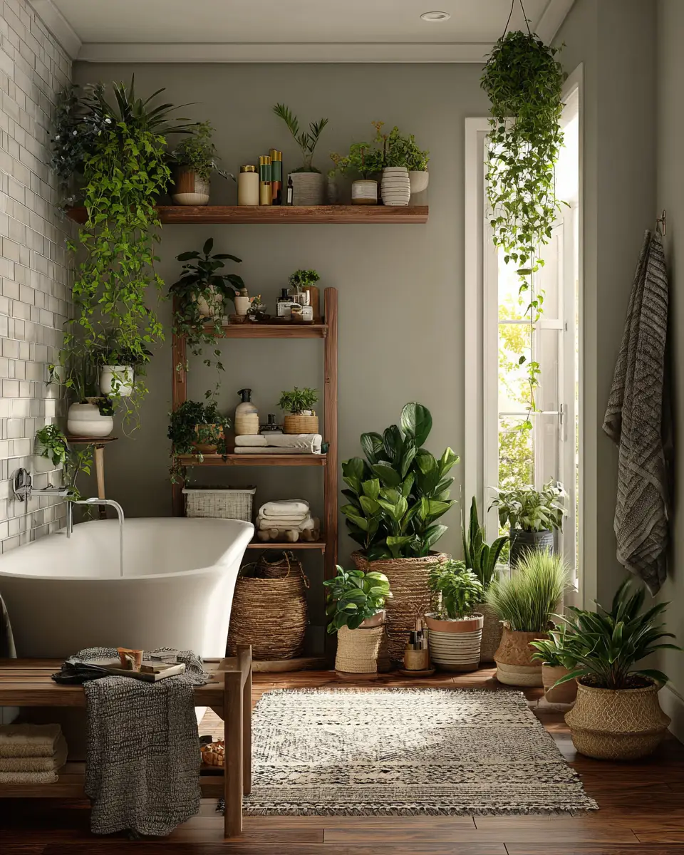 Organic Modern Bathroom Decor Ideas