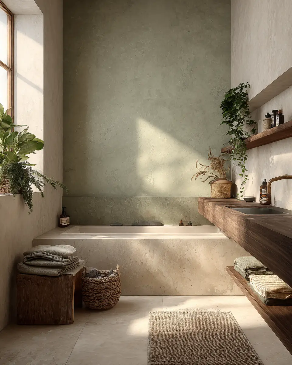 Organic Modern Bathroom Decor Ideas