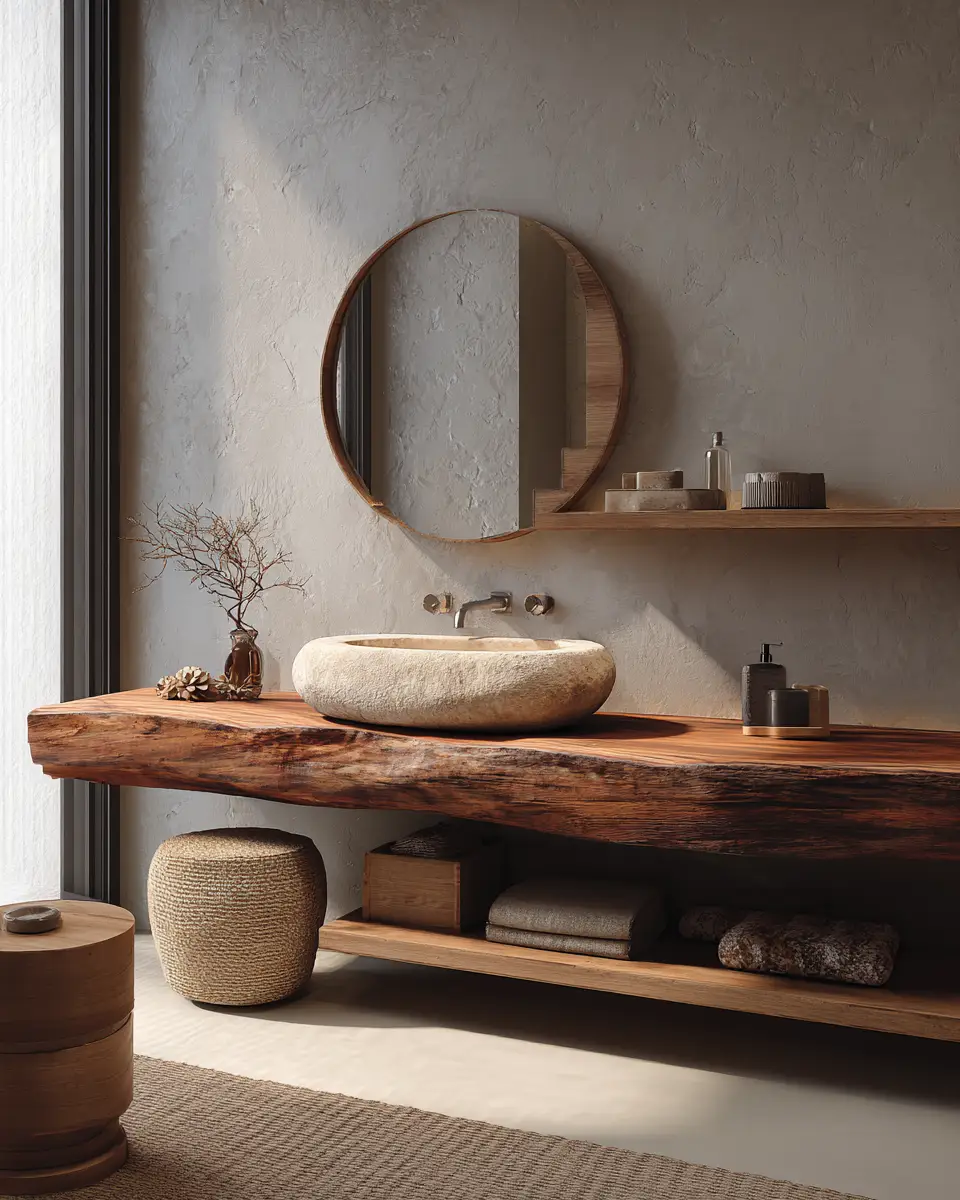 Organic Modern Bathroom Decor Ideas