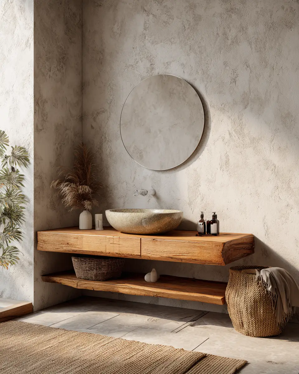 Organic Modern Bathroom Decor Ideas