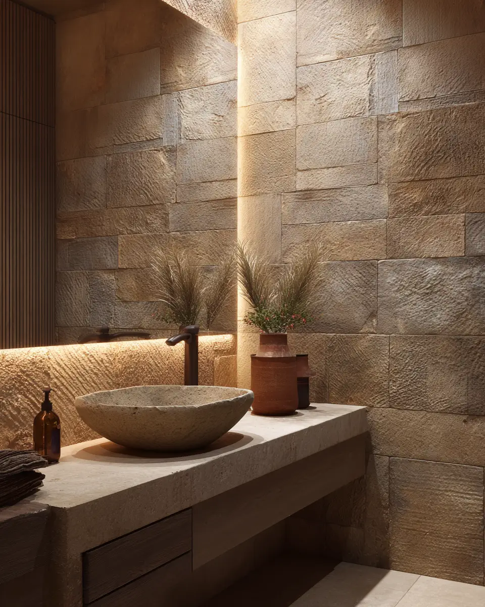 Organic Modern Bathroom Decor Ideas