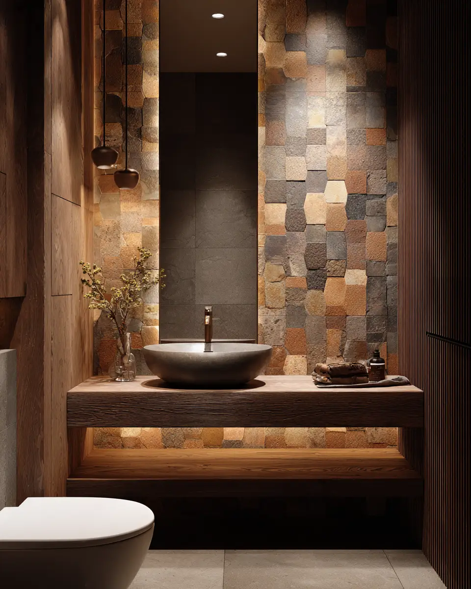 Organic Modern Bathroom Decor Ideas