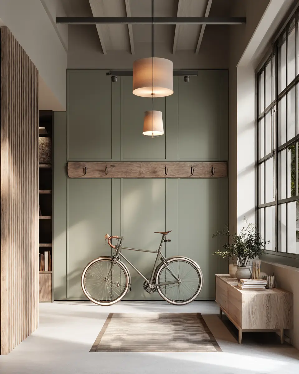 Organic Modern Garage Decor Ideas