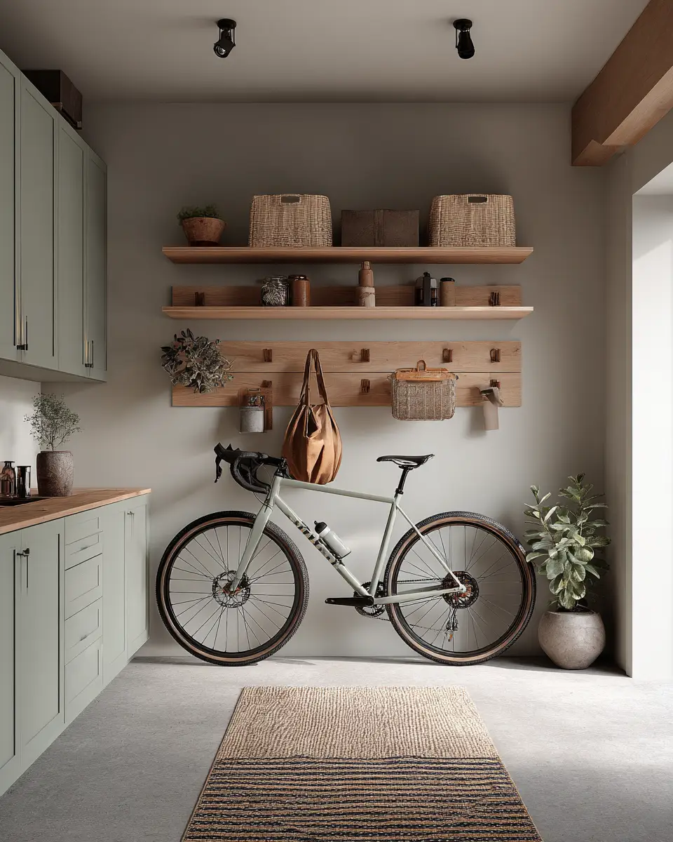 Organic Modern Garage Decor Ideas