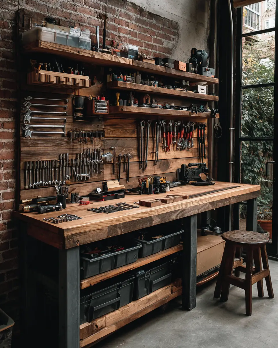 Organic Modern Garage Decor Ideas