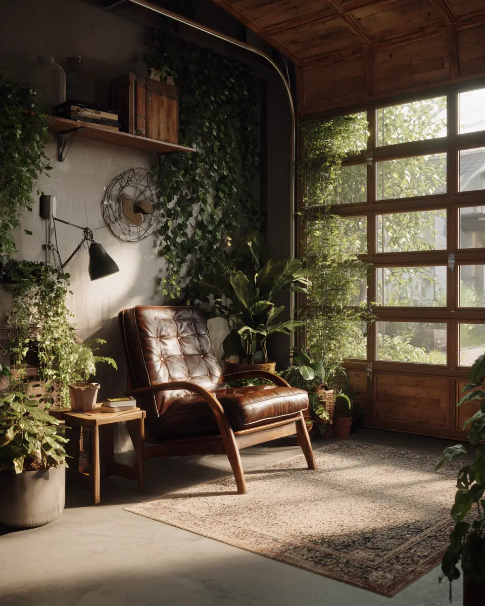 Organic Modern Garage Decor Ideas