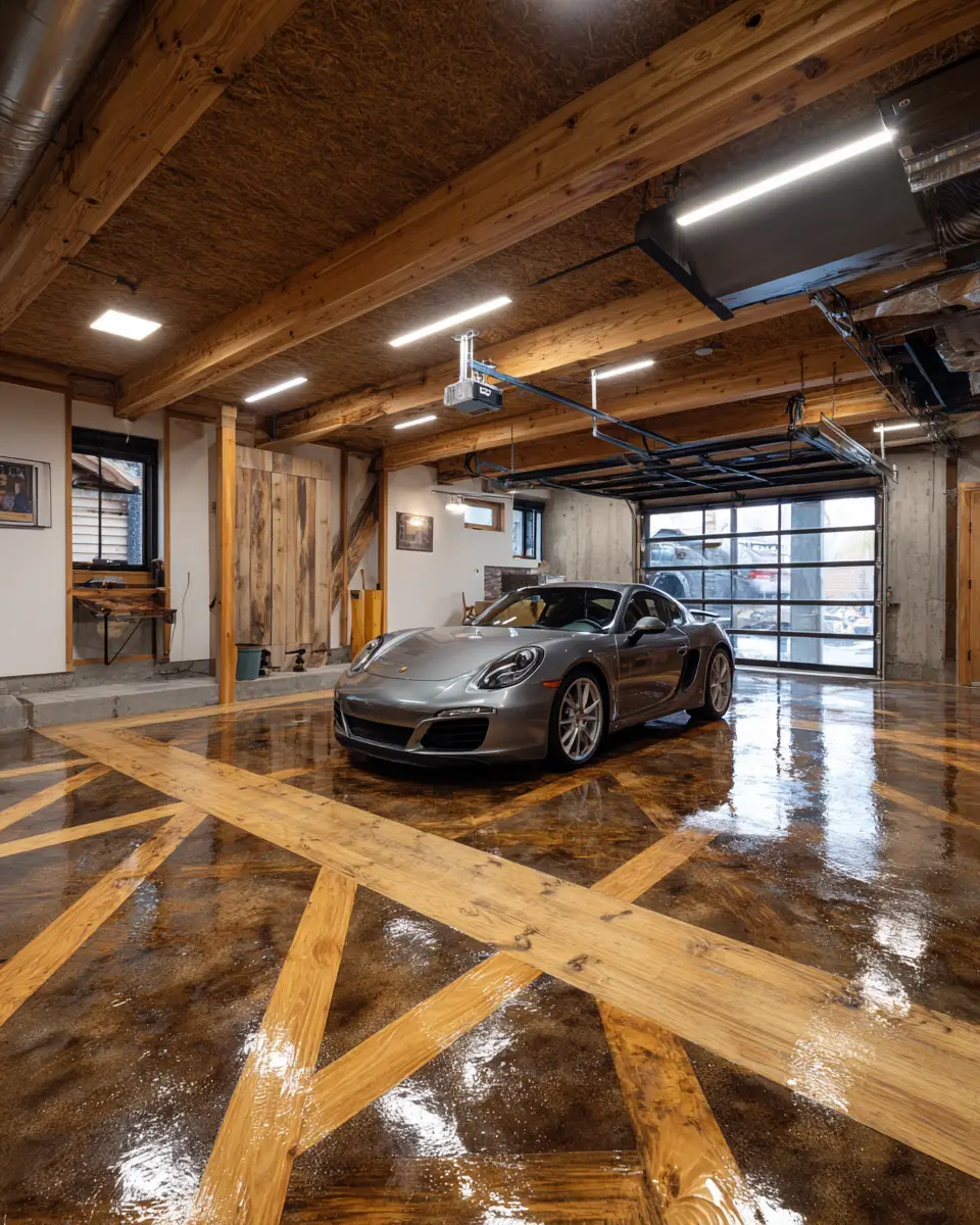 Organic Modern Garage Decor Ideas