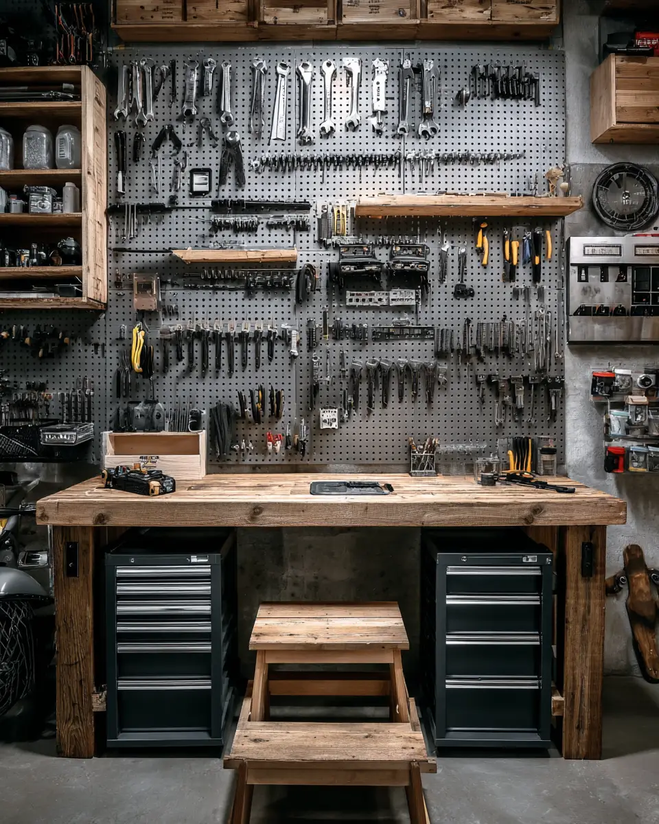 Organic Modern Garage Decor Ideas