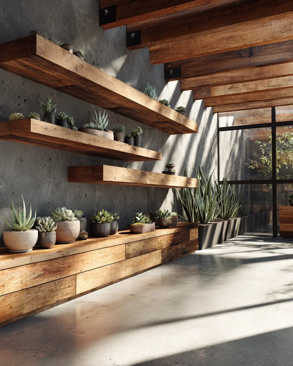 Organic Modern Garage Decor Ideas