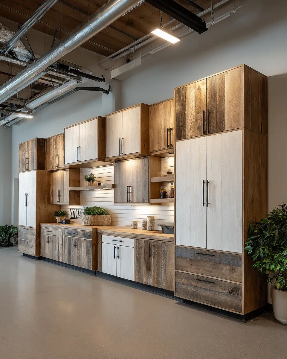 Organic Modern Garage Decor Ideas