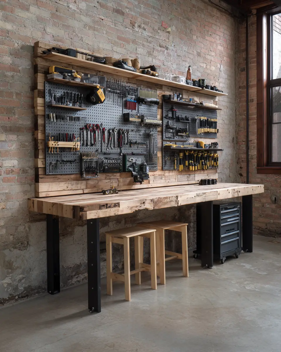 Organic Modern Garage Decor Ideas