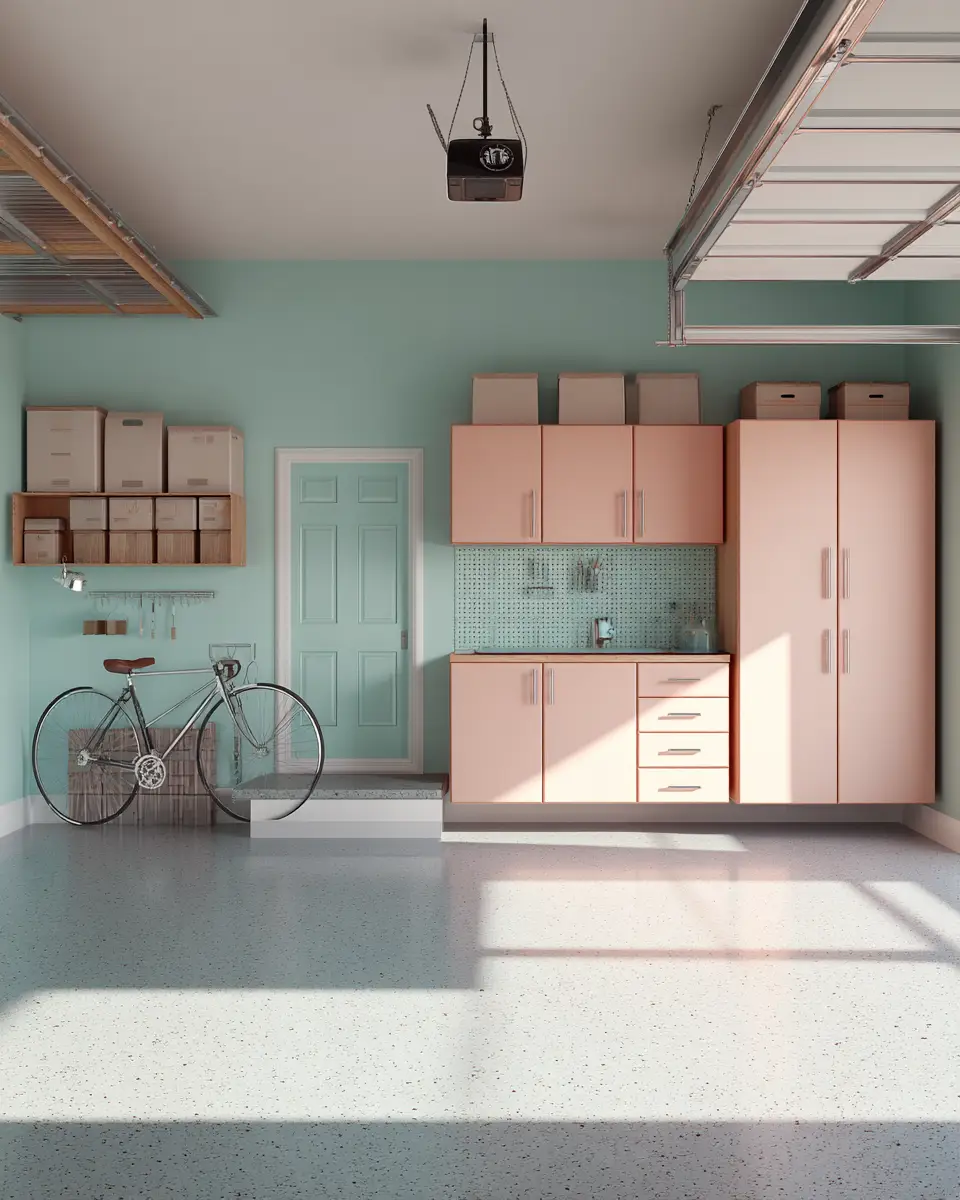 Pastel Garage Decor Ideas