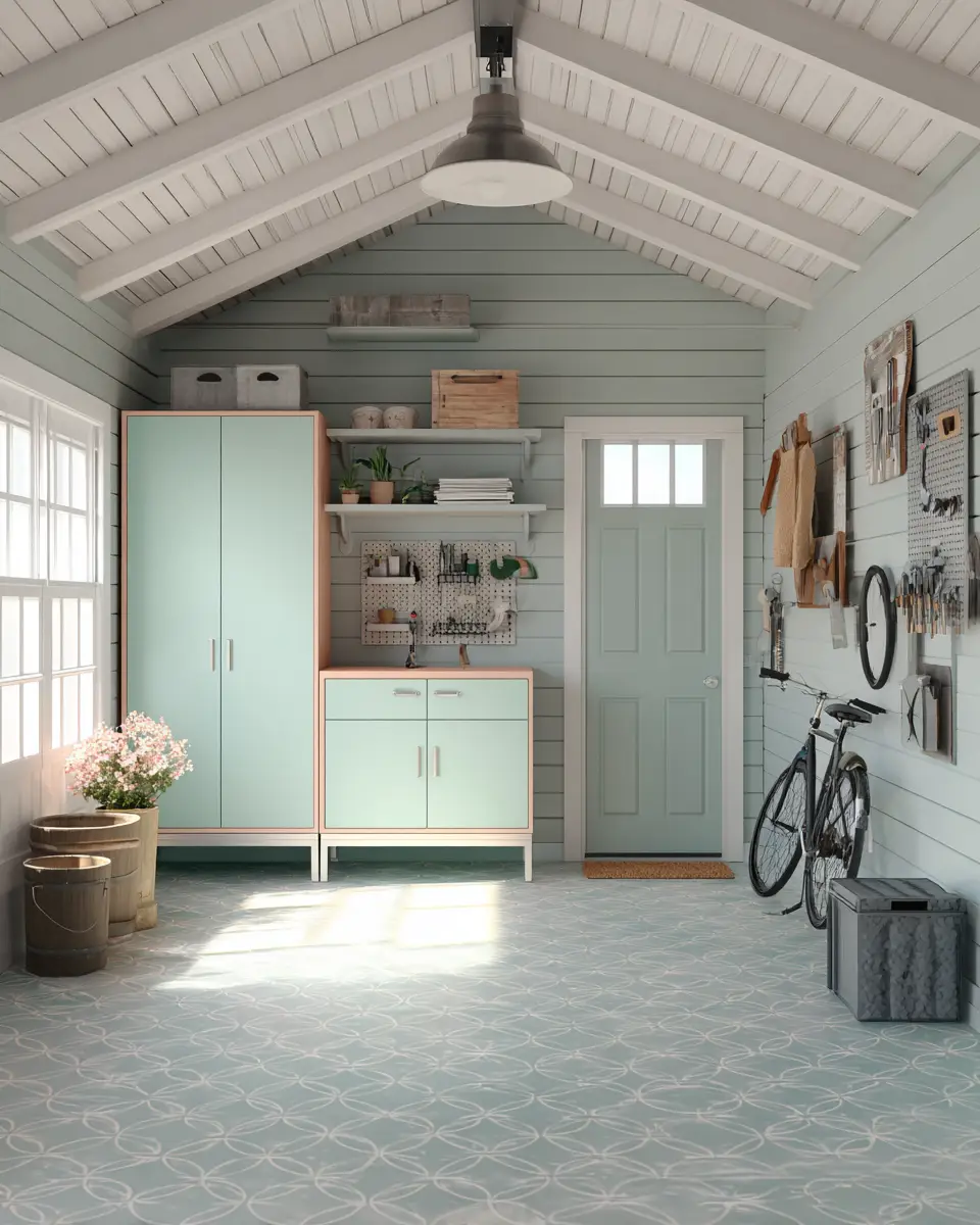 Pastel Garage Decor Ideas