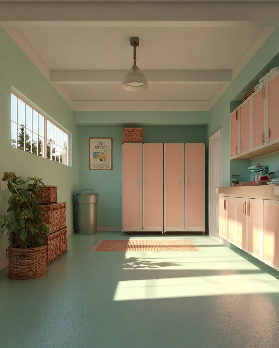 Pastel Garage Decor Ideas