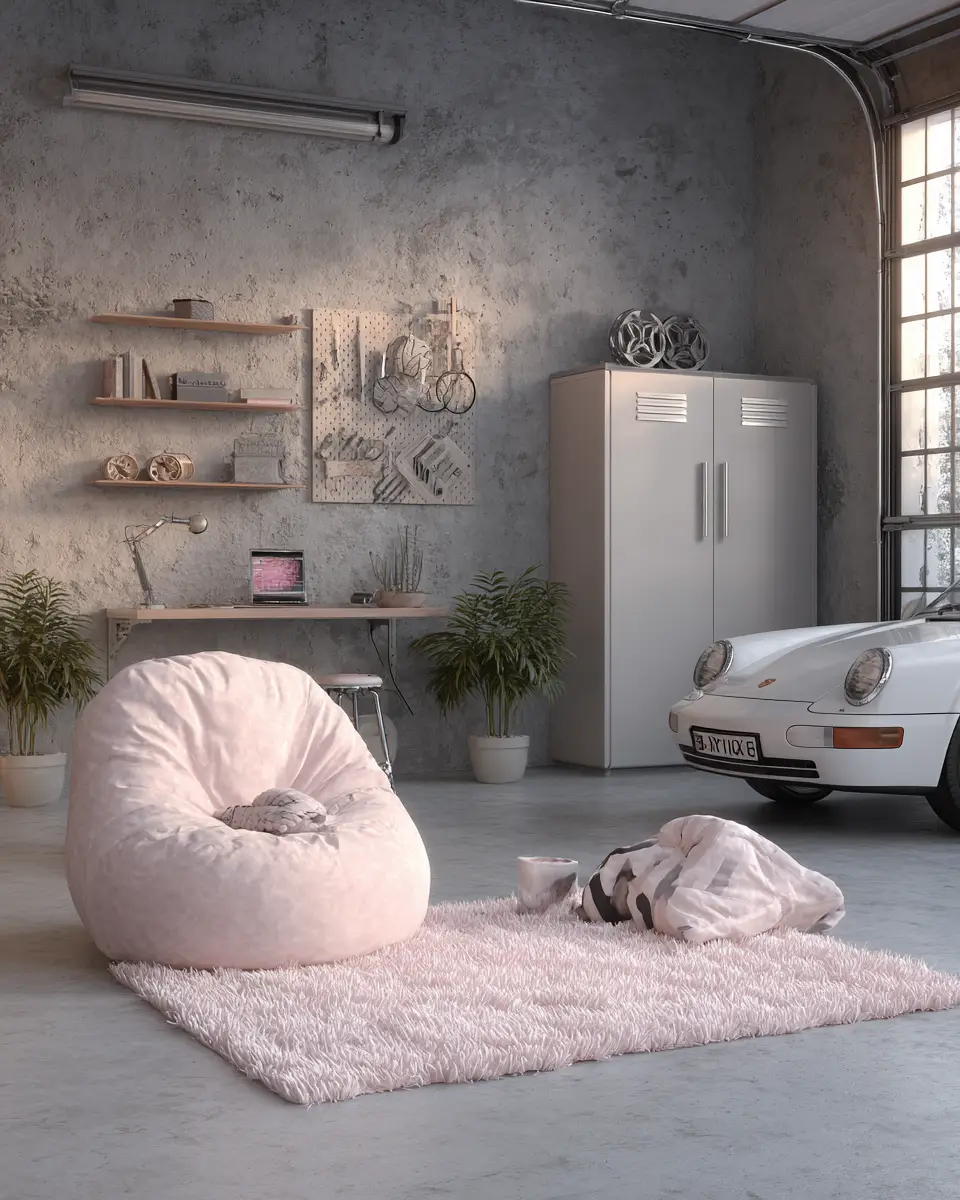 Pastel Garage Decor Ideas