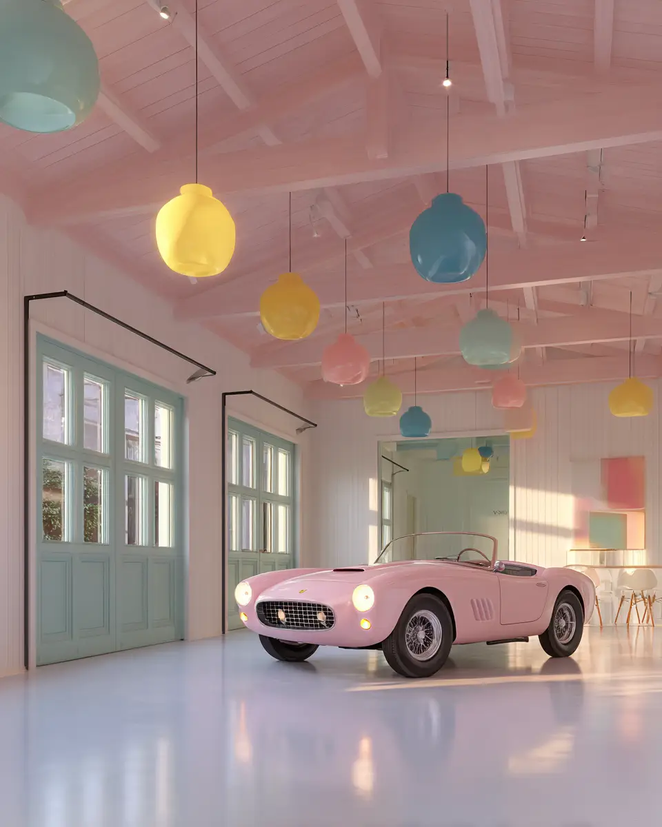 Pastel Garage Decor Ideas