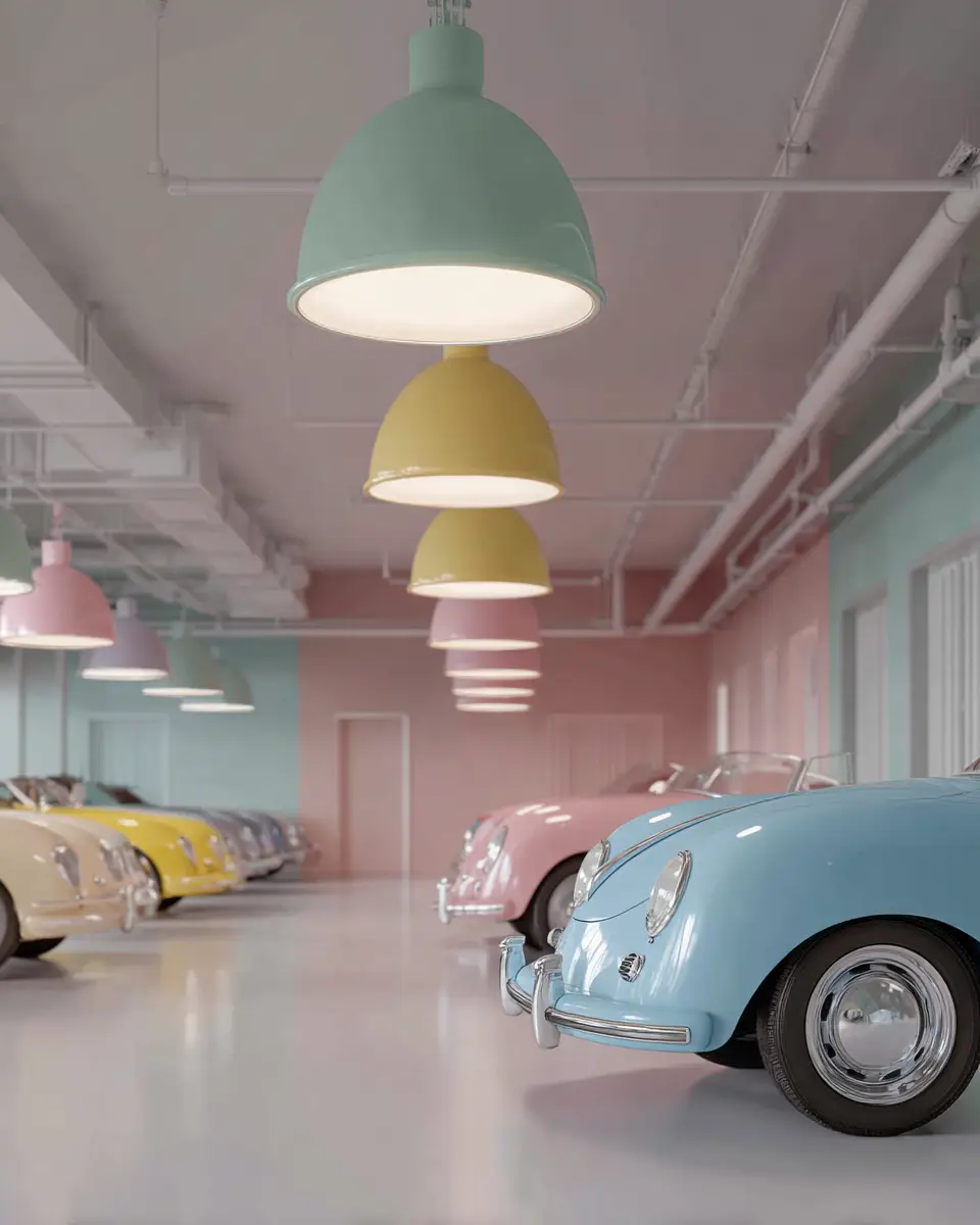 Pastel Garage Decor Ideas