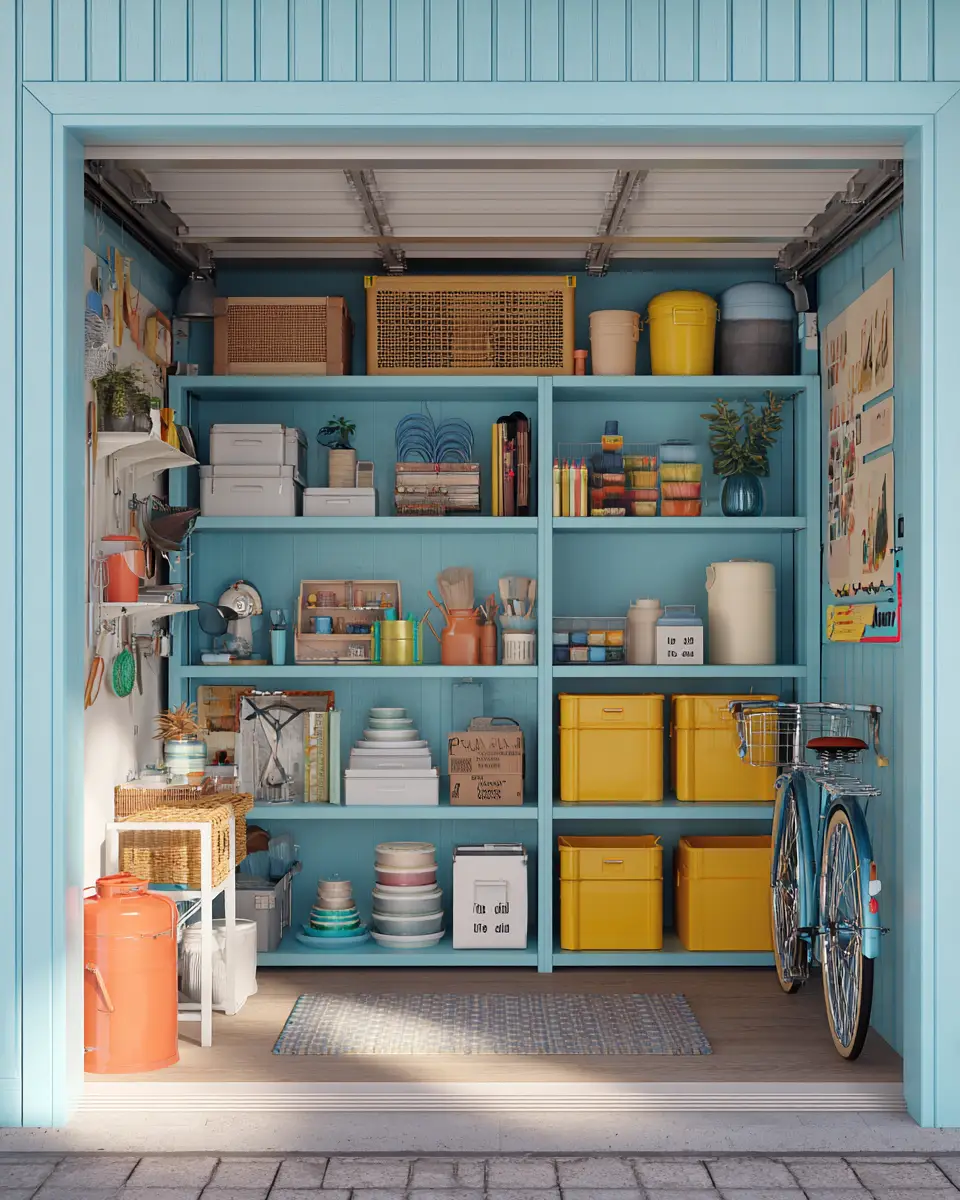 Pastel Garage Decor Ideas