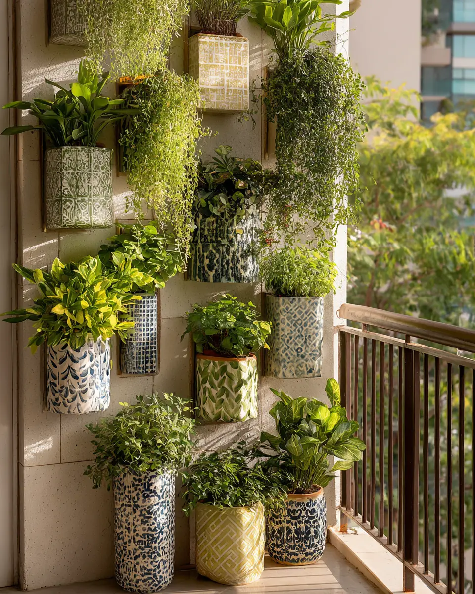 Patterned Balcony Decor Ideas