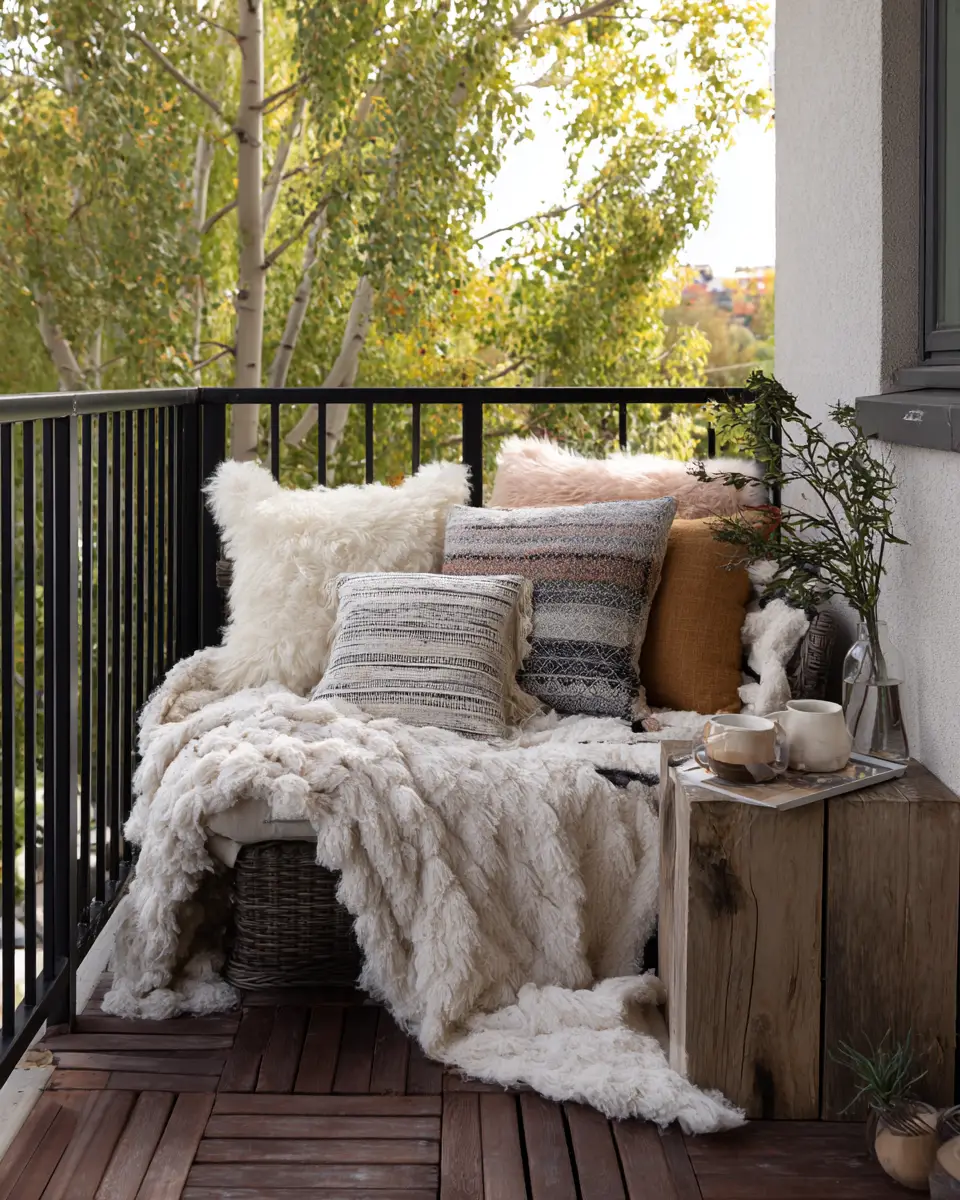 Patterned Balcony Decor Ideas