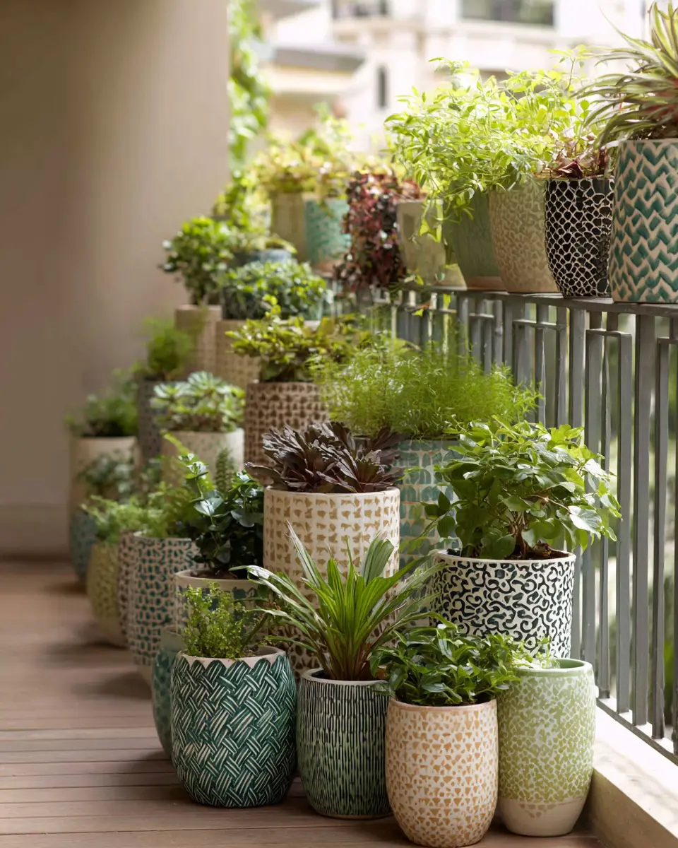 Patterned Balcony Decor Ideas
