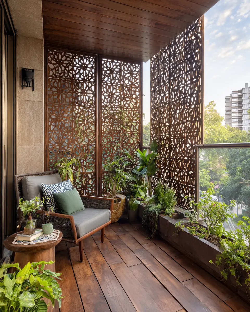 Patterned Balcony Decor Ideas