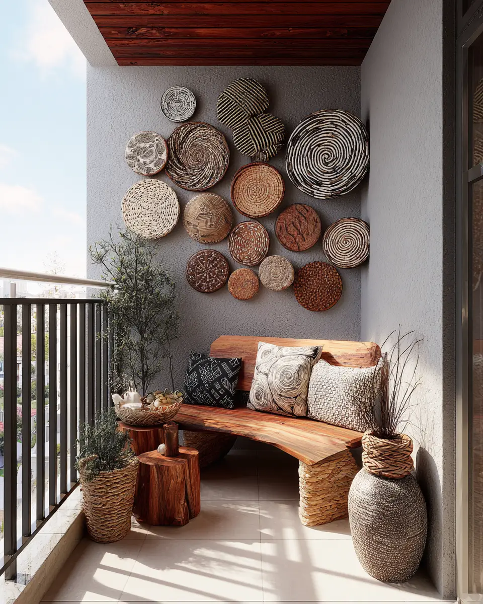 Patterned Balcony Decor Ideas