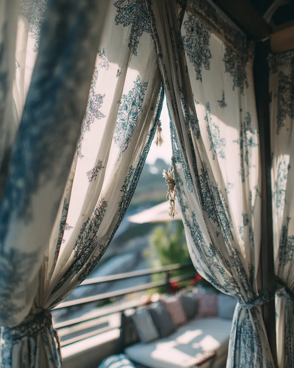 Patterned Balcony Decor Ideas